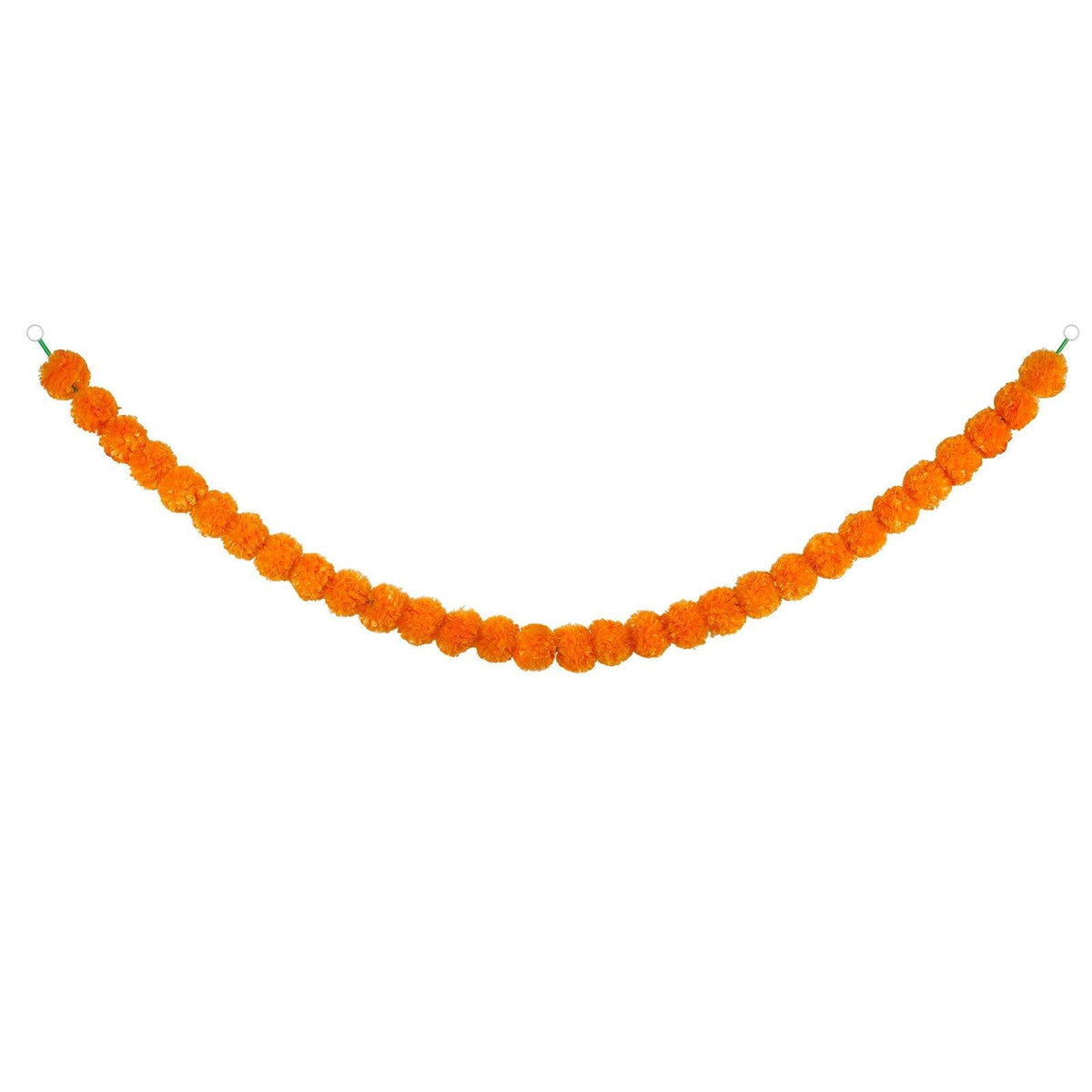 Artificial Marigold Garland — 5 ft