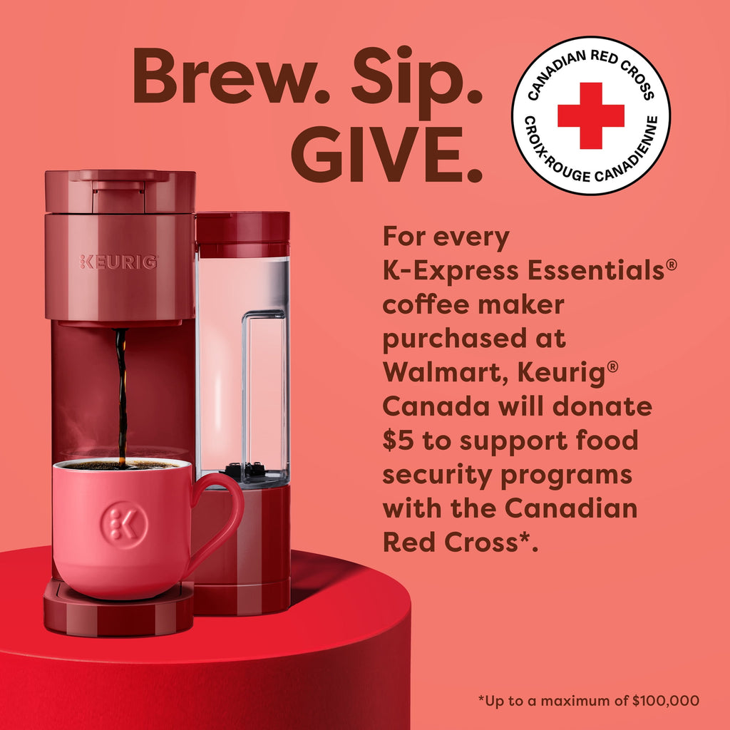 Keurig K-Express Essentials Single Serve K-Cup Coffee Maker – RED
