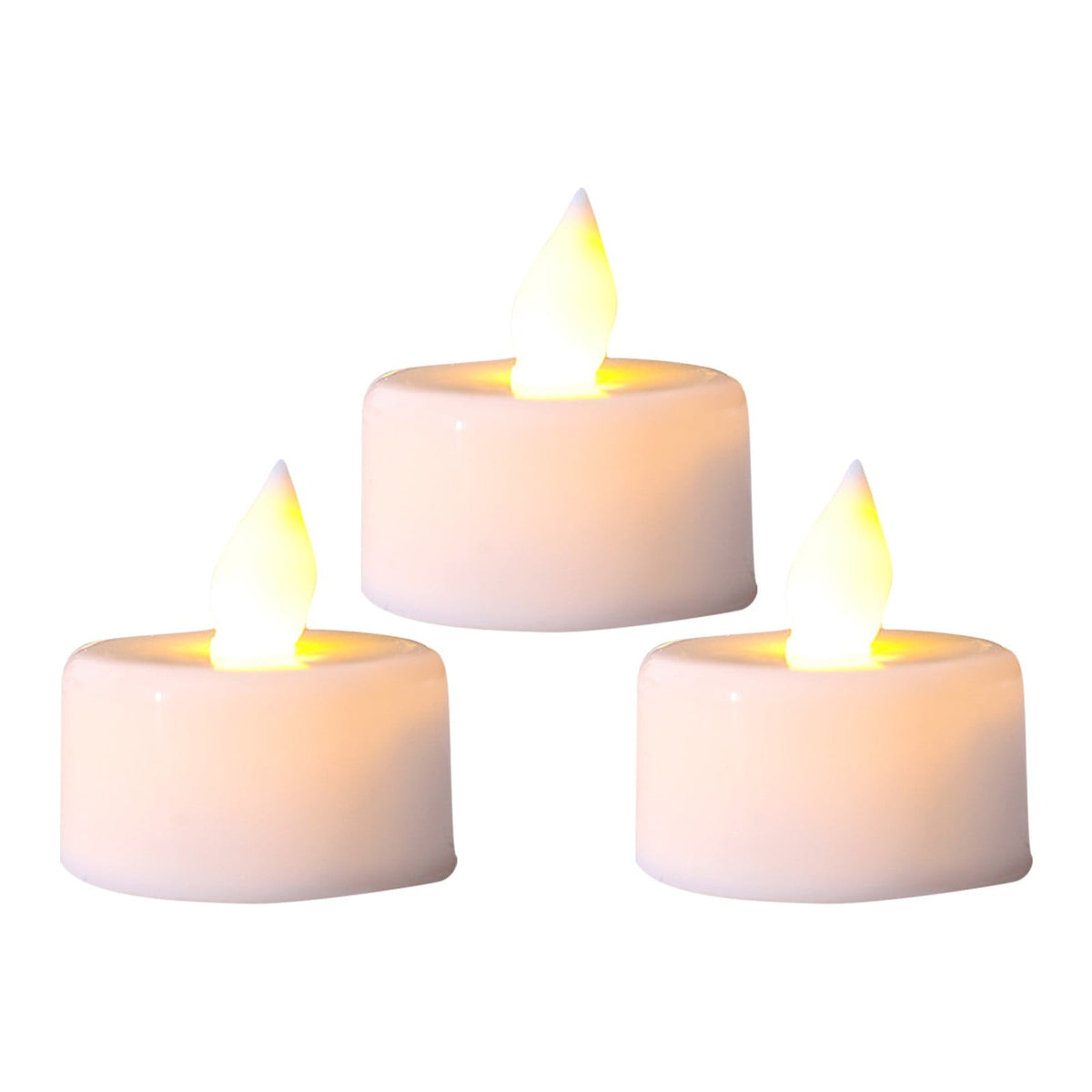 LED Flameless Tealights — 3 Pack